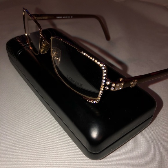 Vintage Versace Glasses (NEW) Gold/Tortoise Shell - Picture 2 of 2